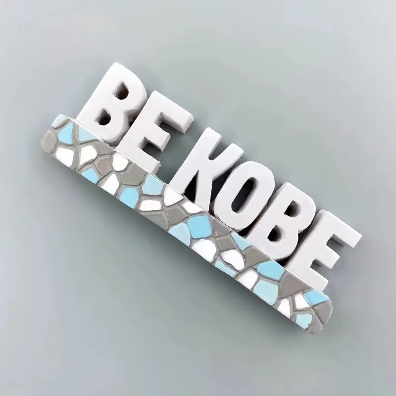 Kobe internet celebrity check-in landmark BE KOBE tourism commemorative 3D resin decoration magnet refrigerator sticker