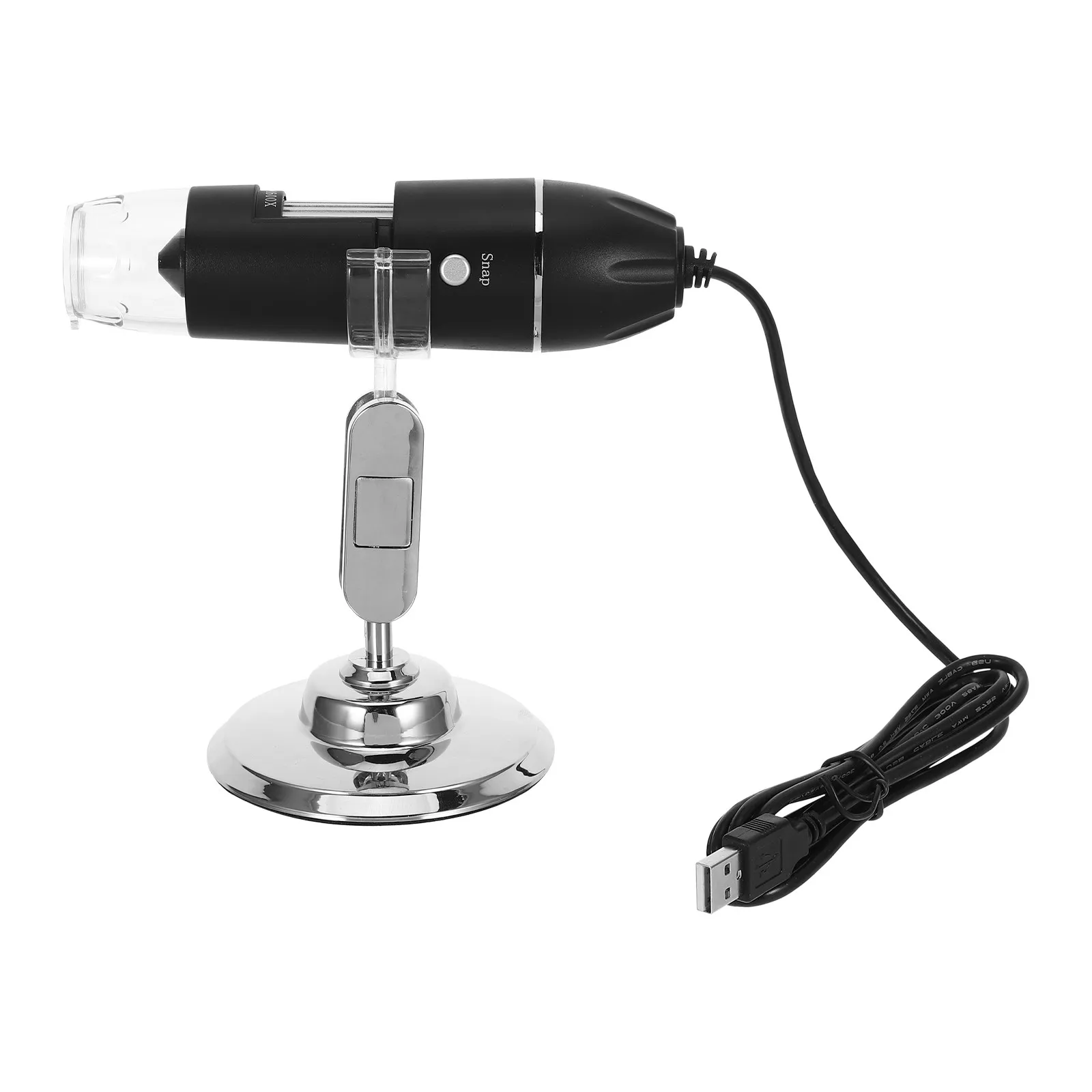 1Pcs High-Definition USB Microscope 1000X Adjustable Brightness Electronic Microscope for Phone Repair Small Object Inspection