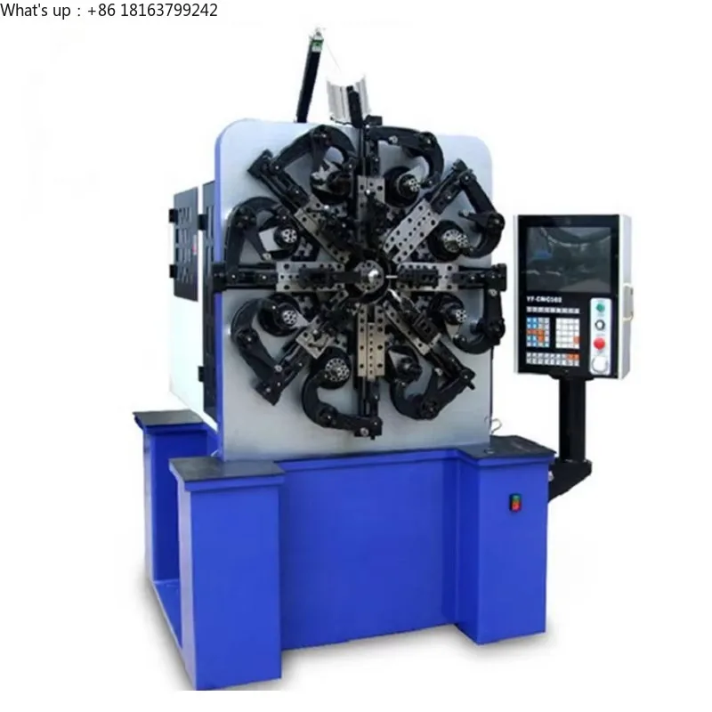 آلة زنبركية أسلاك الفولاذ الأوتوماتيكية باستخدام الحاسب الآلي تشكيل ملف التواء المتعرج مع دعم OEM لمسة نهائية عادية مباشرة من المصنع