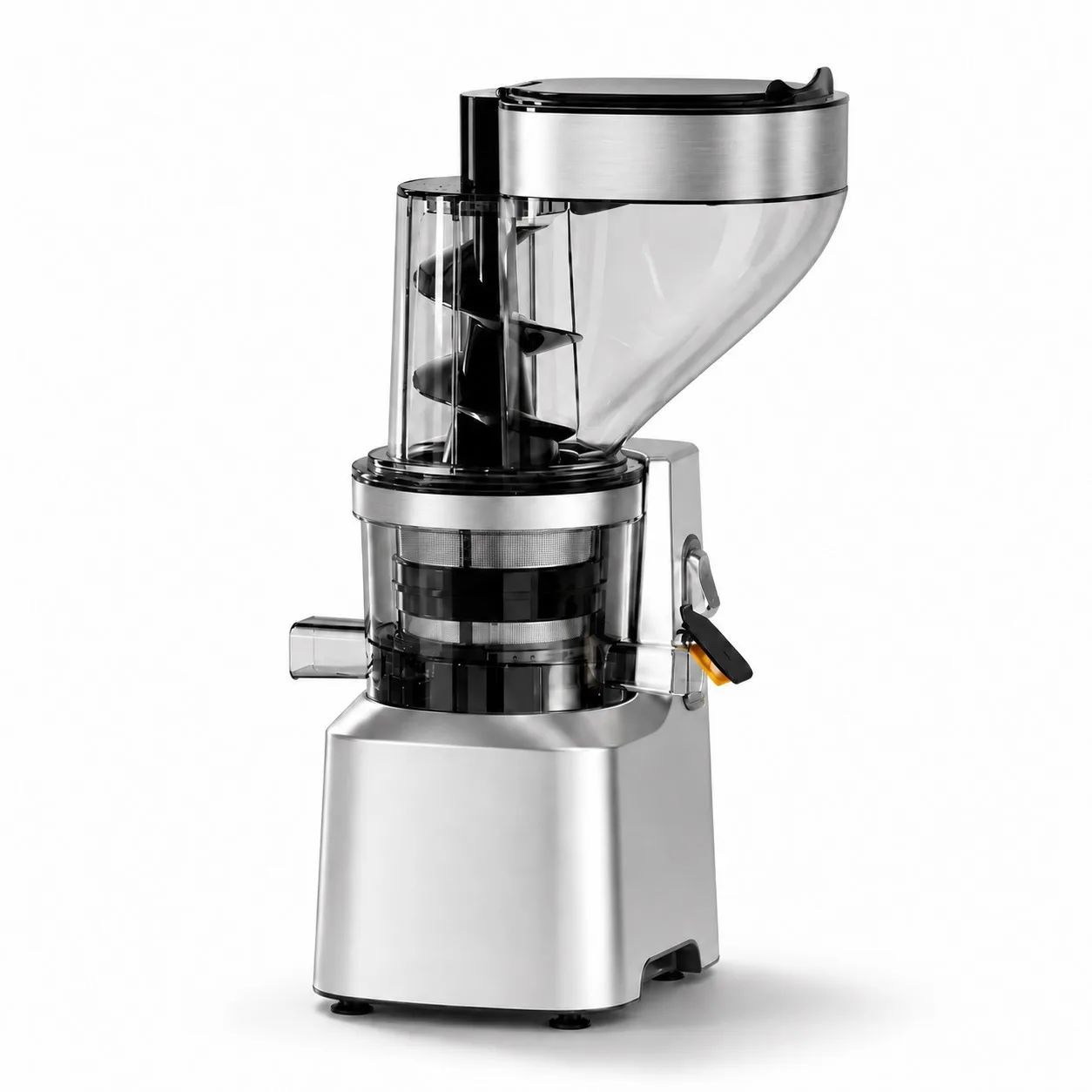 Slow Juicer S600 with 160mm Feed Opening and Separate Pulp Outlet for Juice Bars, Countertop Fruit and Vegetable Juice Extractor