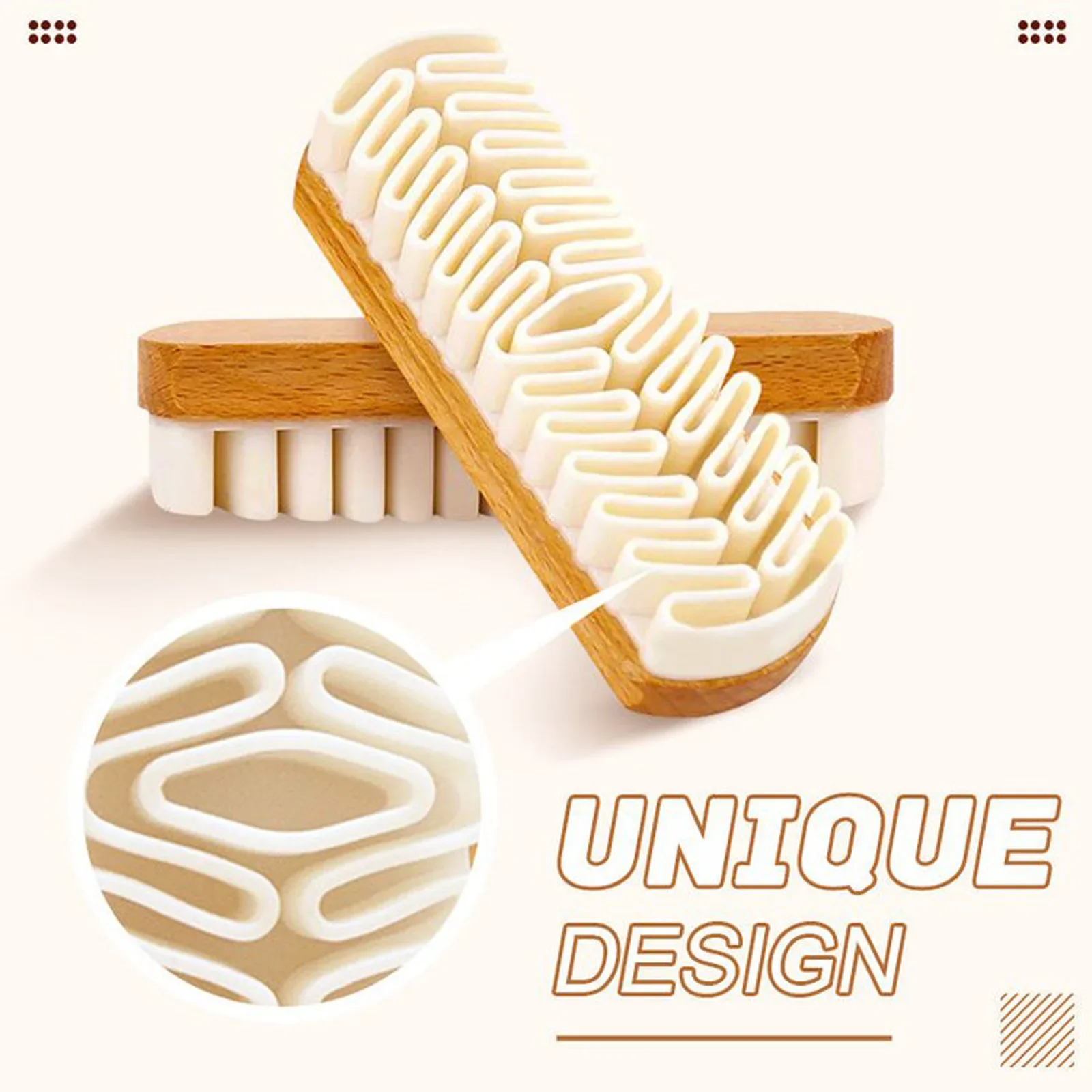 فرشاة سيارة من نسيج جلد الغزال Alcantara sudeerskin ، منظف داخلي للسيارة ، أداة عناية ، مجموعة تنجيزات السيارة ، صيانة الجمال ، 2 تفاصيل #4