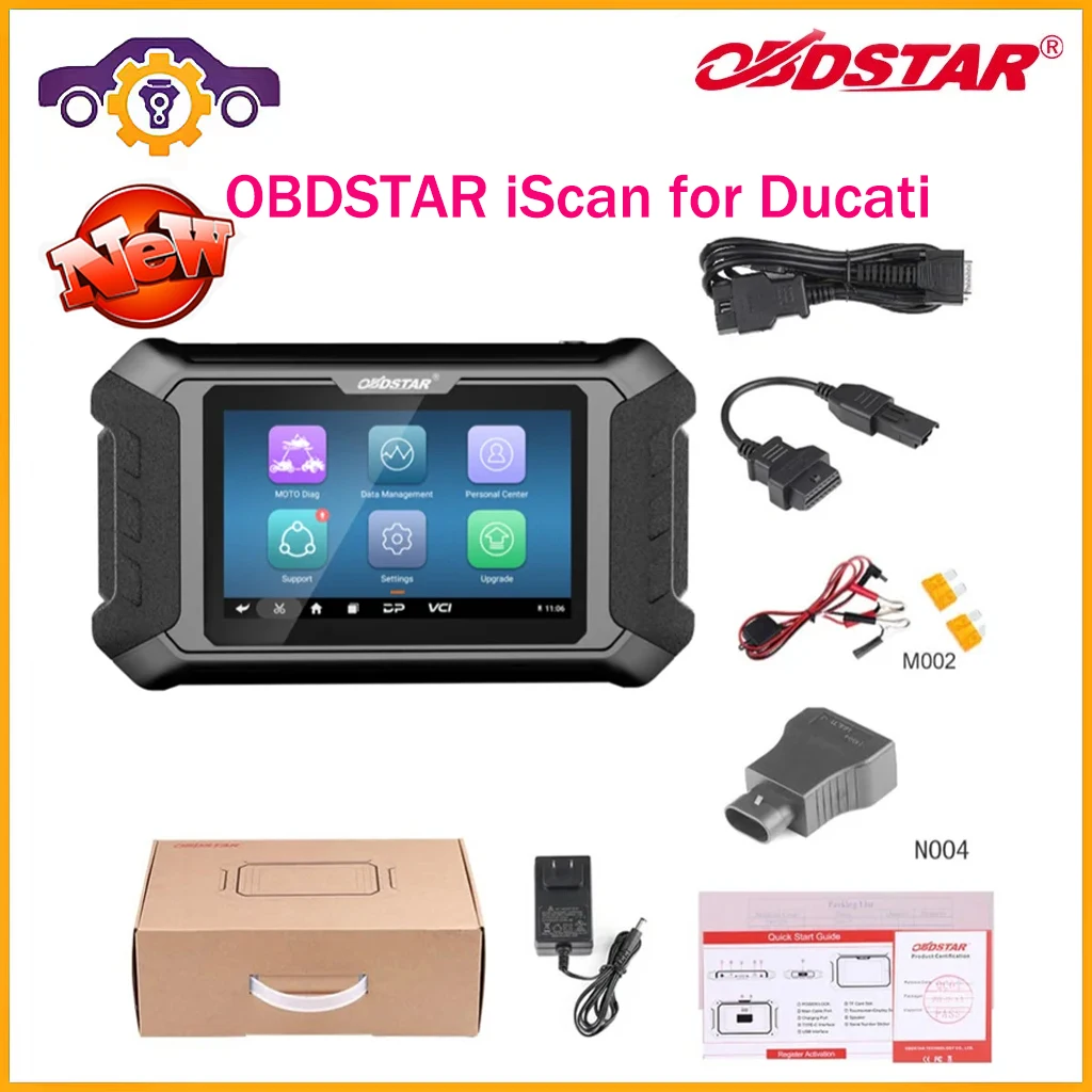 2024 New OBDSTAR iScan for Ducati Motorcycle Diagnostic Tool DUCATI Scan Tool Support Key IMMO Programming With Multi-Languages