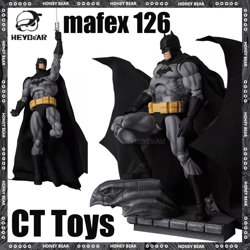 

Batman Mafex 126 Action Figure by New Ct Toys DC Universe Justice League PVC Statue Doll Collectible Model for Decoration