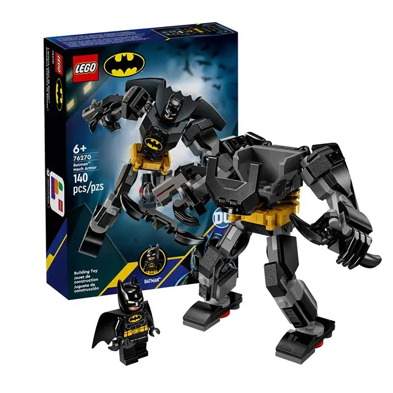 LEGO 76270 Batman™ Mech Armor Building Toys for Kids 4+ Year Old Birthday Gift (140 Pieces)