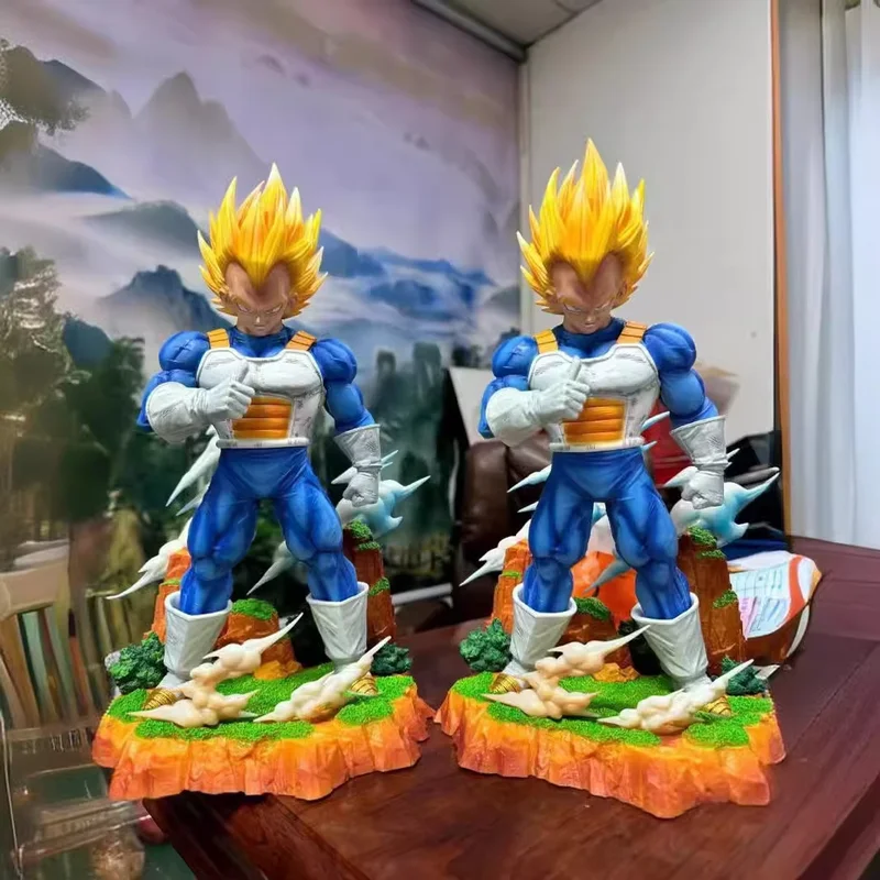 

Dragon Ball Super Saiyan Super Vegeta масштаб 1/6 экшн-фигурка Коллекционная модель Сон Гоку настольный орнамент подарок для фанатов