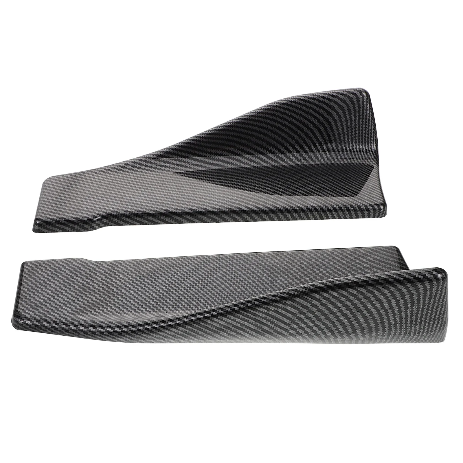 

1 пара, защита заднего бампера автомобиля, универсальная защита заднего угла из углеродного волокна, боковая юбка, спойлеры, сплиттер, защита заднего бампера