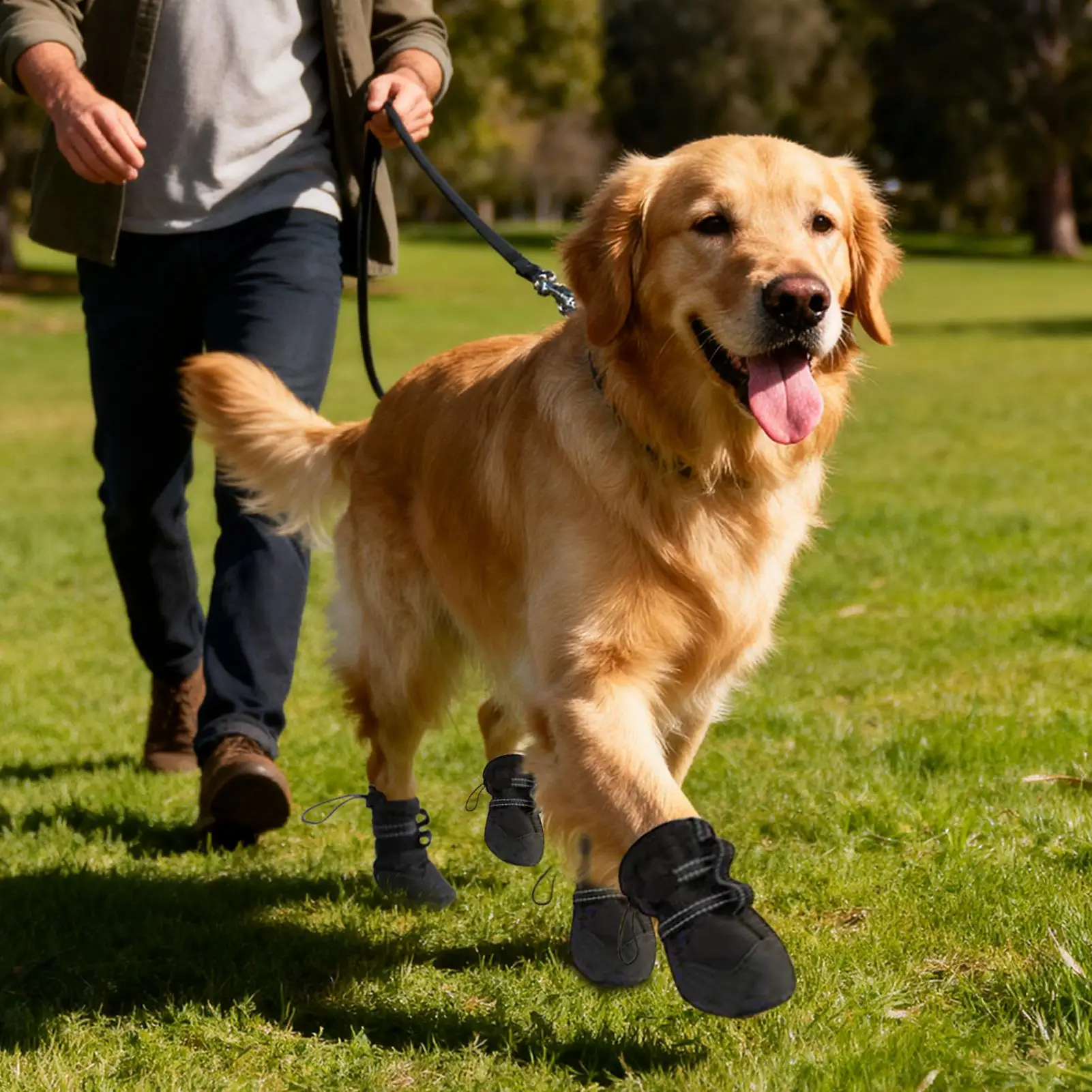 أحذية الكلب للرصيف الساخن 4 قطع المضادة للانزلاق مستلزمات الحيوانات الأليفة لعق واقية حماية عدم الانزلاق حذاء الحيوانات الأليفة للمشي في الهواء الطلق