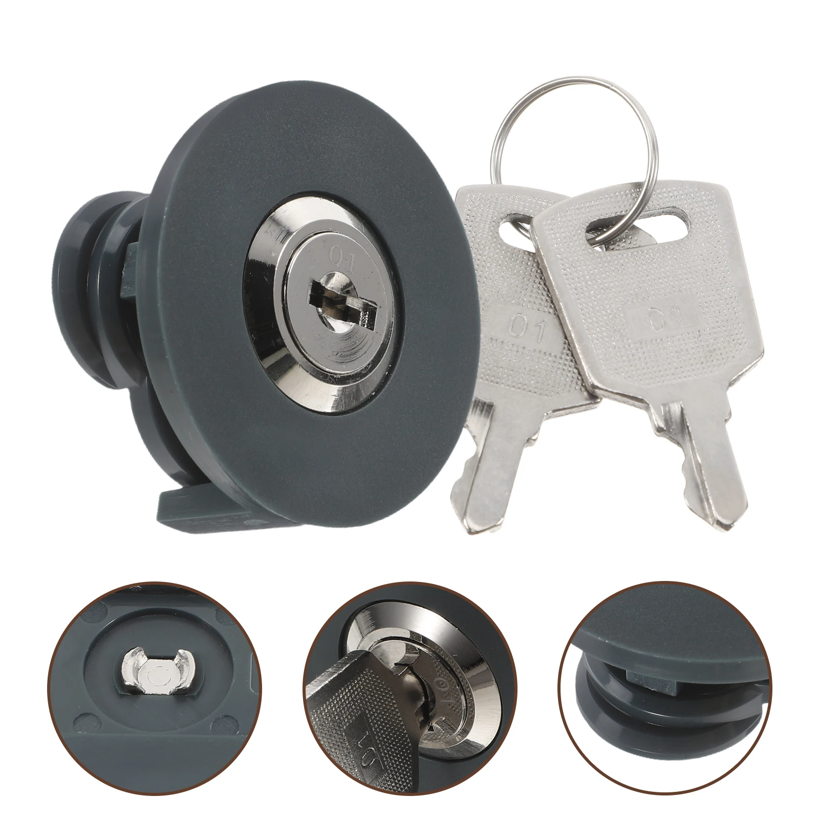 2pcs Safety Zinc Alloy Child Protection Electrical Outlet Plugs ABS Plastic Industrial Durability Reliable