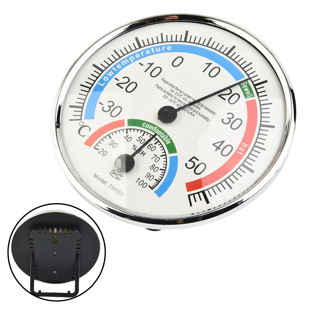 Wall Mounted Thermometer Hygrometer Indoor Room Mini Temperature Humidity Meter Gauge Household Hygrometer Weather Station