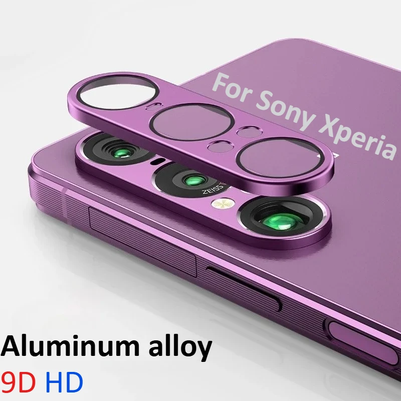 

1-2 шт. для Sony Xperia 1 VII VI HD закаленное стекло, защита объектива камеры, алюминиевый сплав, аксессуары для телефонов с защитой от царапин, пленка для объектива