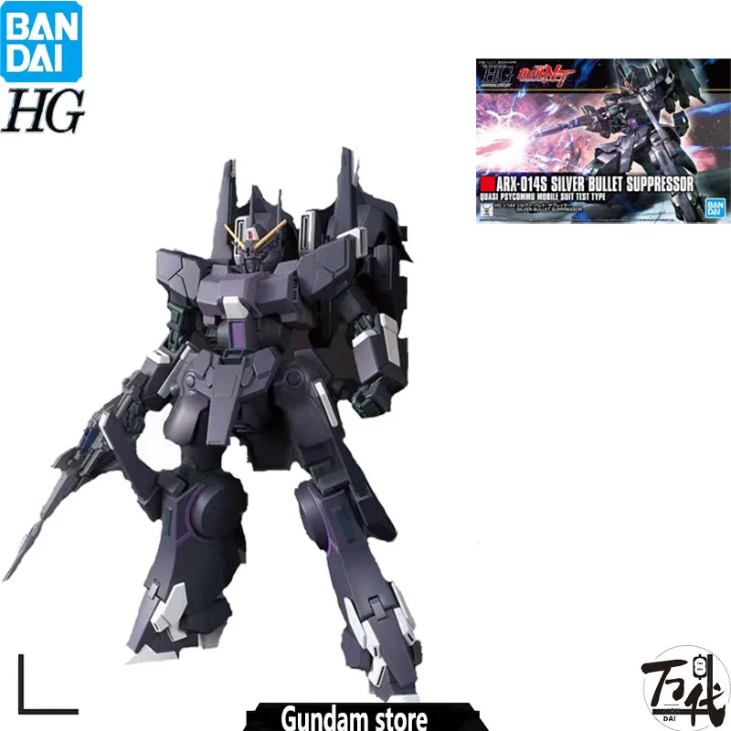 

IN STOCK BANDAI ORIGINAL GUNDAM MODEL HG ARX-014S SILVER BULLET SUPPRESSOR MOBILE SUIT GUNPLA ACTION FIGURE TOYS FOR GIFTS