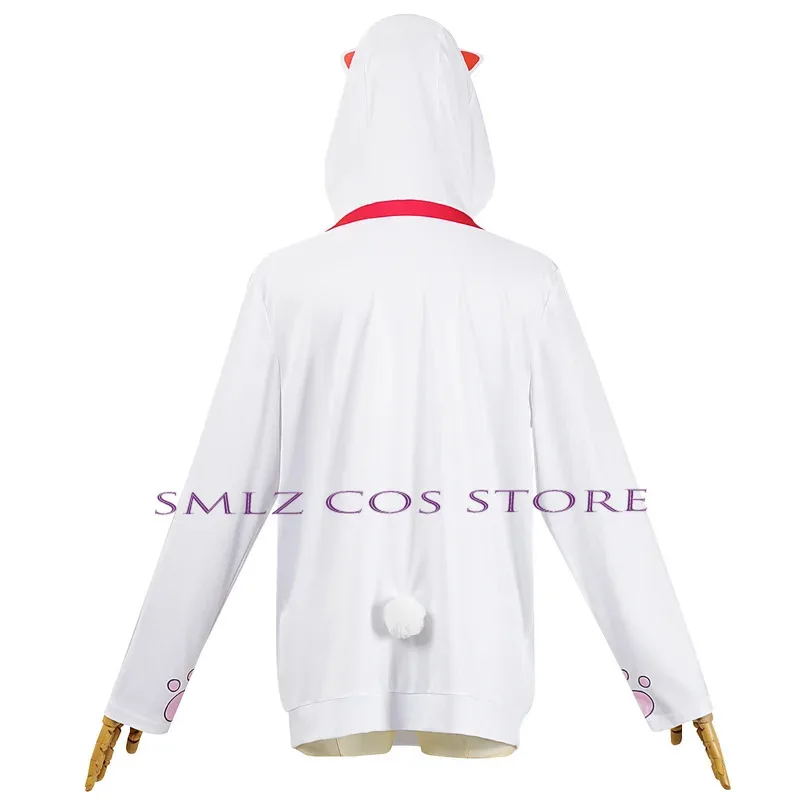 أنيمي دان دا دان تأثيري توربو بابا تأثيري هوديي لطيف القط معطف ملابس تنكرية ملابس حفلات الهالوين للبالغين