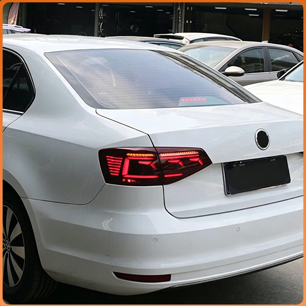 

Светодиодные задние фонари для VW Jetta Sagitar Mk6 2015-2018, высококачественные автомобильные задние фонари, установка Plug and Play, аксессуары для модернизации.