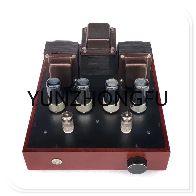 6V6 6P6P 10W * 2 push-pull circuit tube amplifier tube amplifier 12AX7 push, frequency response range , 20HZ-20KHZ