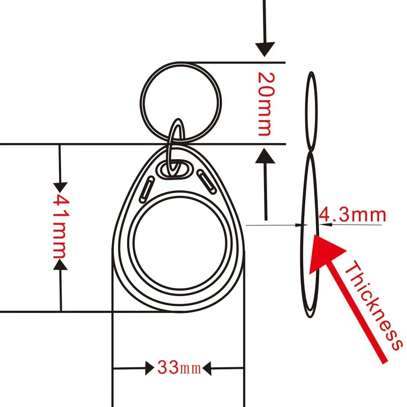5/10 Pcs RFID Access Control Clone 13.56mhz UID Keyfob Blank Writable Card Rewriteable for Copier Writer Attendance Management