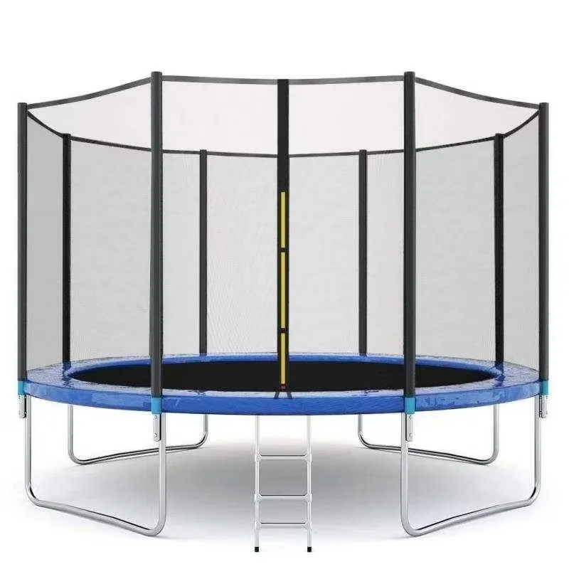 Outdoor Fitness Equipment for Adults and Kids-Elastic Trampoline in  12FT  Sizes