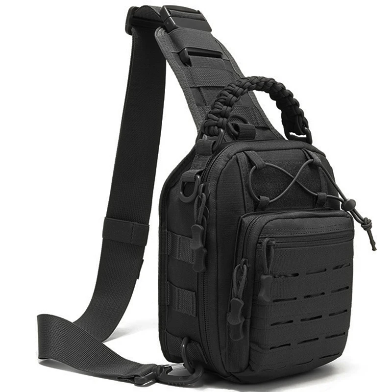 Tactical Shoulder Bag Hunting Bag 1000D Outdoor Military Sling Daypack Backpack Compact Crossbody Hiking Cycling Pack