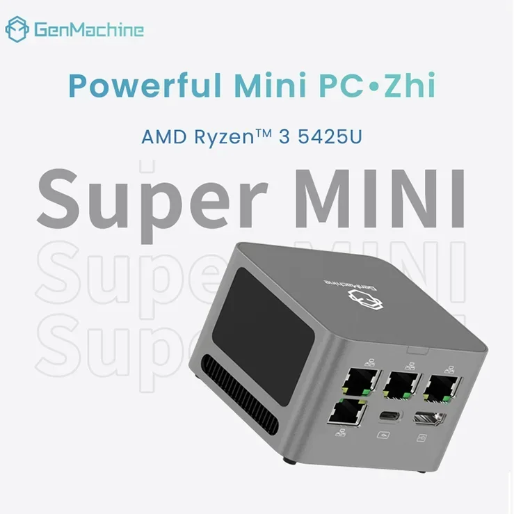 SZBOX AMD Ryzen 3 5425U كمبيوتر صغير 8GB 1 تيرا بايت LPDDR4X 4266 Windows 11 Pro WIFI6E BT5.2 كمبيوتر مكتبي للألعاب المكتبية