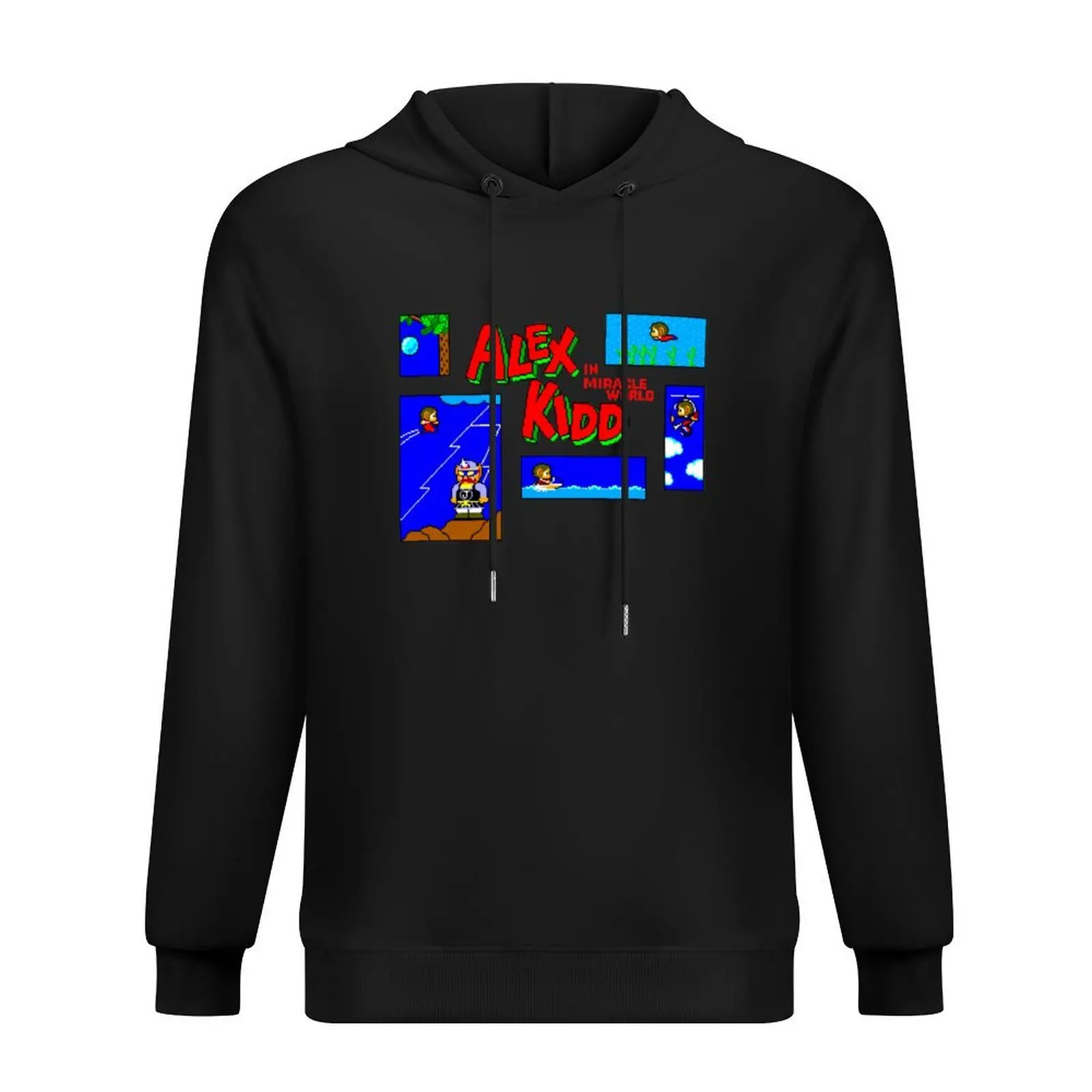 

Alex Kidd in Miracle World - Title Screen Hoodie male clothes korean clothes autumn jacket men men's sweat-shirt set mens hoodie
