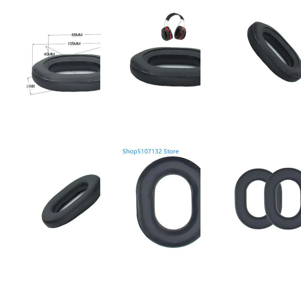 87HD Ear Cushion Cover Cup Earmuff Replacement for David Clark H10 Series Aviation