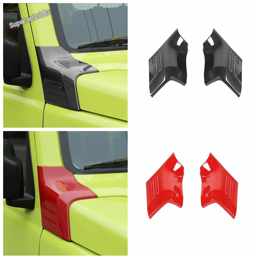 

Lapetus Auto Accessories Front Engine Hood Wrap Corner Angle Panel Cover Trim For Suzuki Jimny 2019 - 2023 Exterior Refit Kit