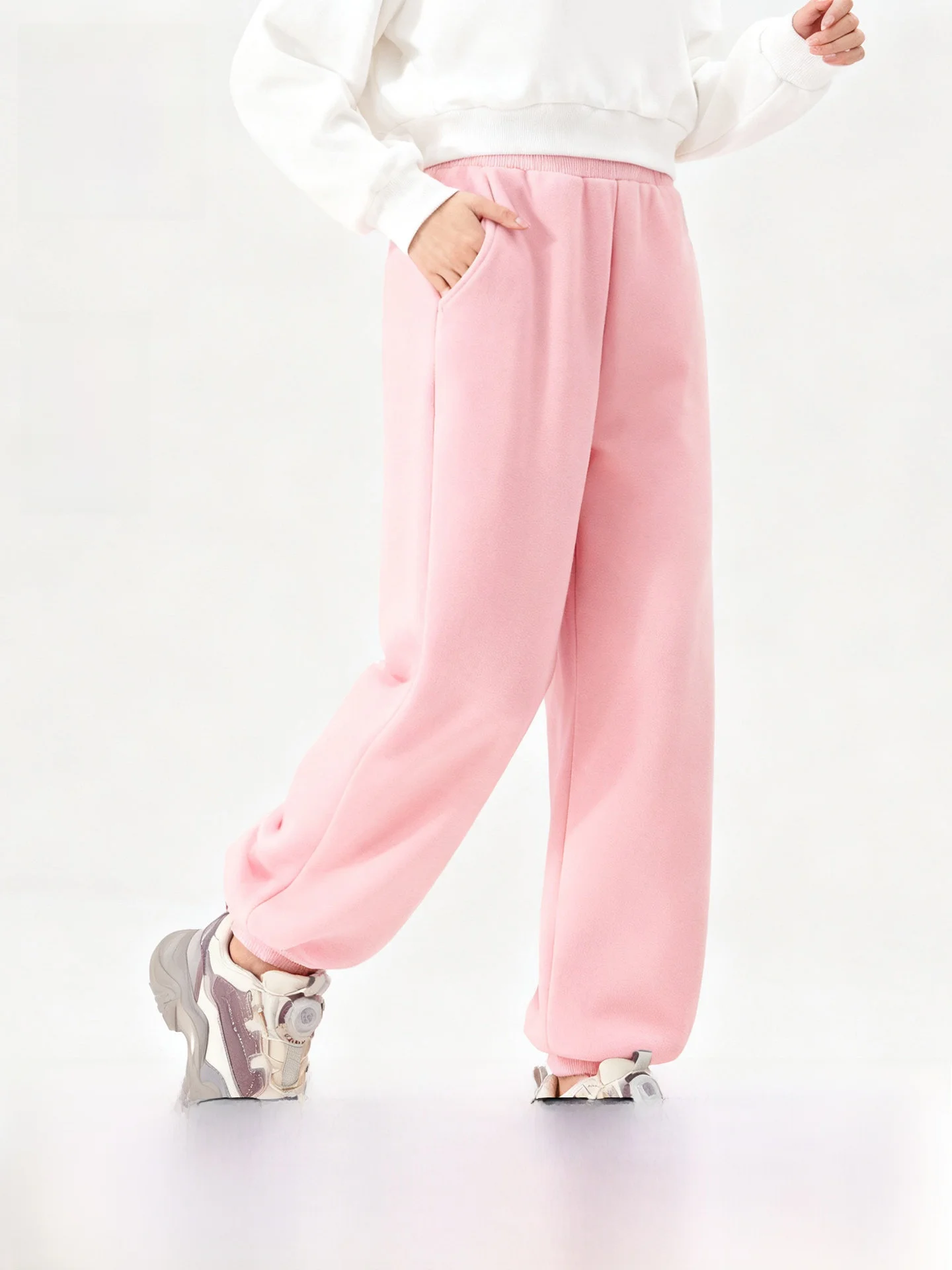pantalon-double-polaire-pour-filles-chaud-hiver-avec-revers-decontracte-melange-coton-polyester-vetements-pour-enfants-de-3-4-ans-par-it