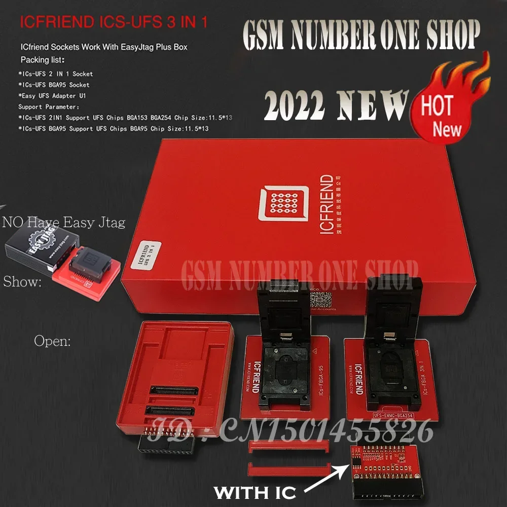 ICFriend IC UFS 3in1 Supports UFS254 153 95 for Simple JTAG Upgrade Boxes