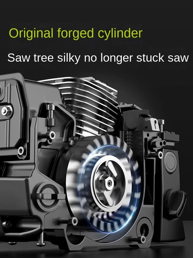 Original Four-Stroke Chain Saw Gasoline Chainsaw Wood Cutting Saw Small Household Chain Cutting Saw Wood Tree Artifact