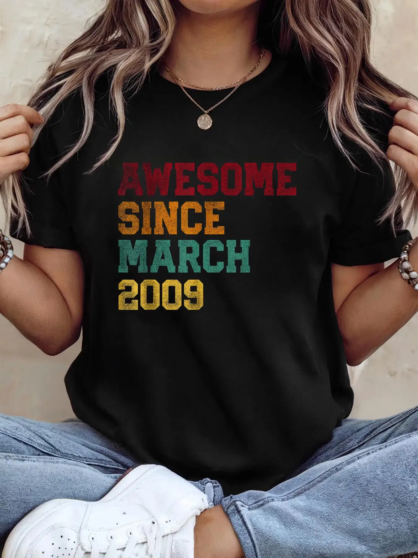 Fantastic 17Th Birthday T-Shirt Celebrating 17 Years Since March 2009