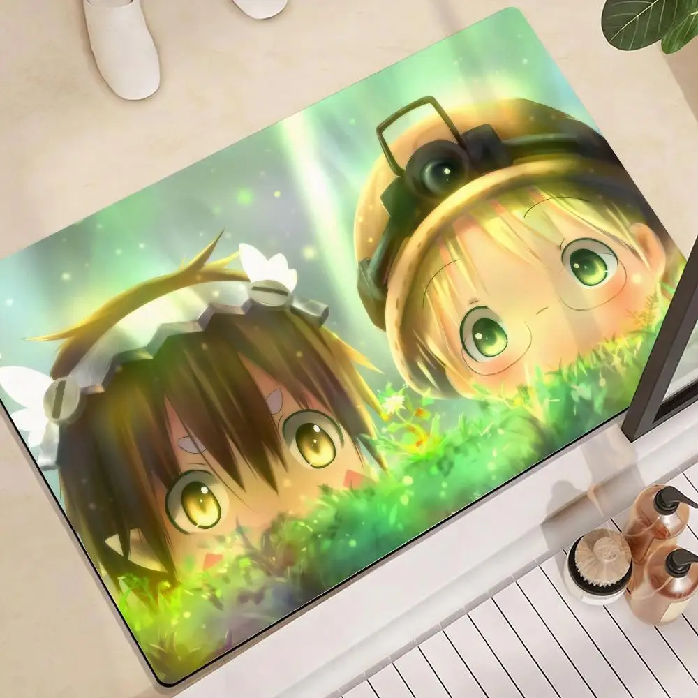 

Коврик Fantasy Anime M-Made in Abyss: Нескользящий, быстросохнущий, из диатомита, для ванной, кухни и прихожей