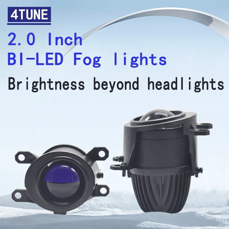 Bi-LED Lenses Fog Lights For New Toyota COROLLA ALTIS/CROSS/SIENTA/HILUX/REVO/CAMRY/VIOS/C-HR 2 inch LED Driving Fog Lamps Kit