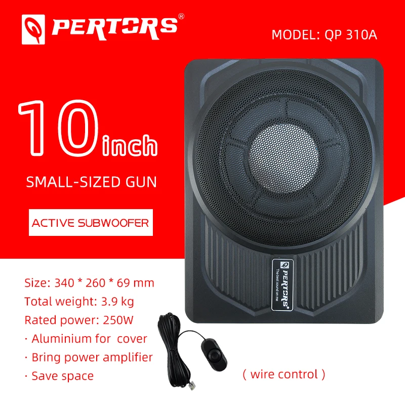 Car  Audio  Subwoofer   Active  Woofer   Car Seat  Subwoofer  QP-310A