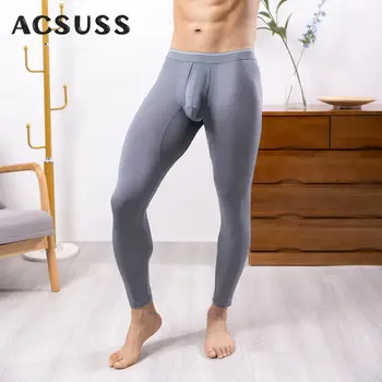 Homens umidade-wicking esportes leggings calças cintura elástica bulge bolsa elástica calças magras ginásio fitness yoga ciclismo sportwear
