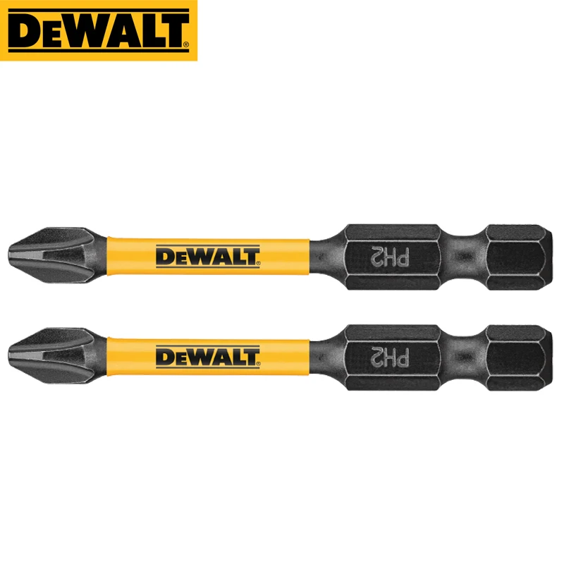 Dewalt PH2 Original 57MM Impact Electric Screwdriver Batch Head High Hardness Drill Bit 2PCS