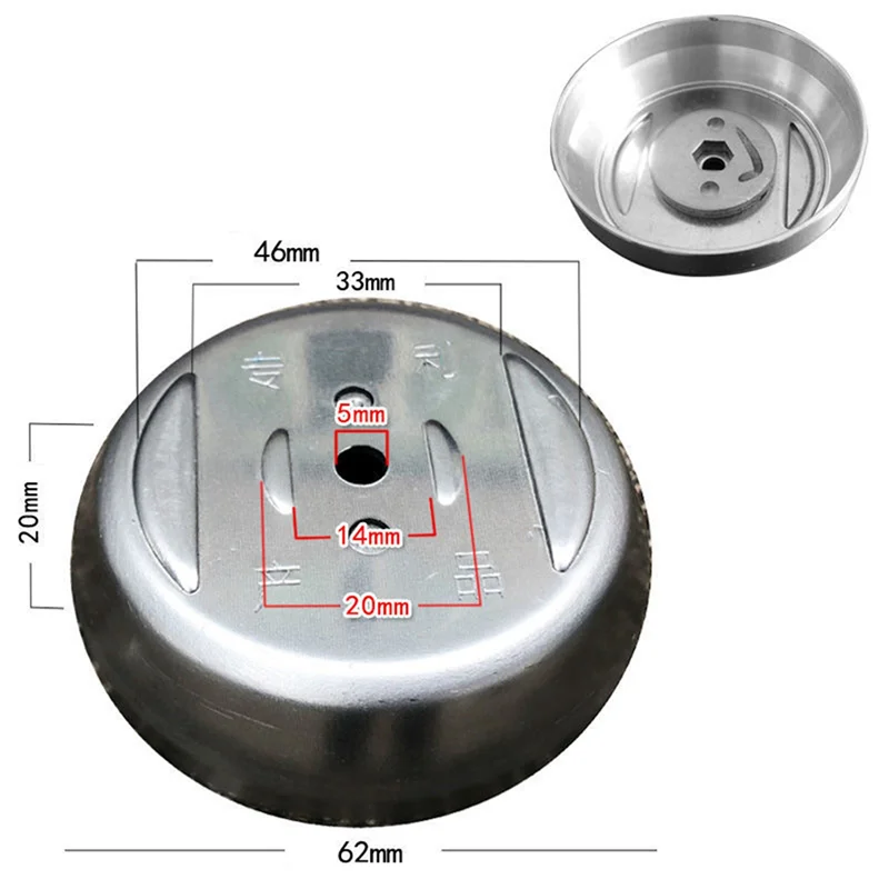 ABBY-Stainless Steel Grass Cover Guard Blade Base Garden Electric Lawn Mower Knives Accessories Wireless Charging Trimmers