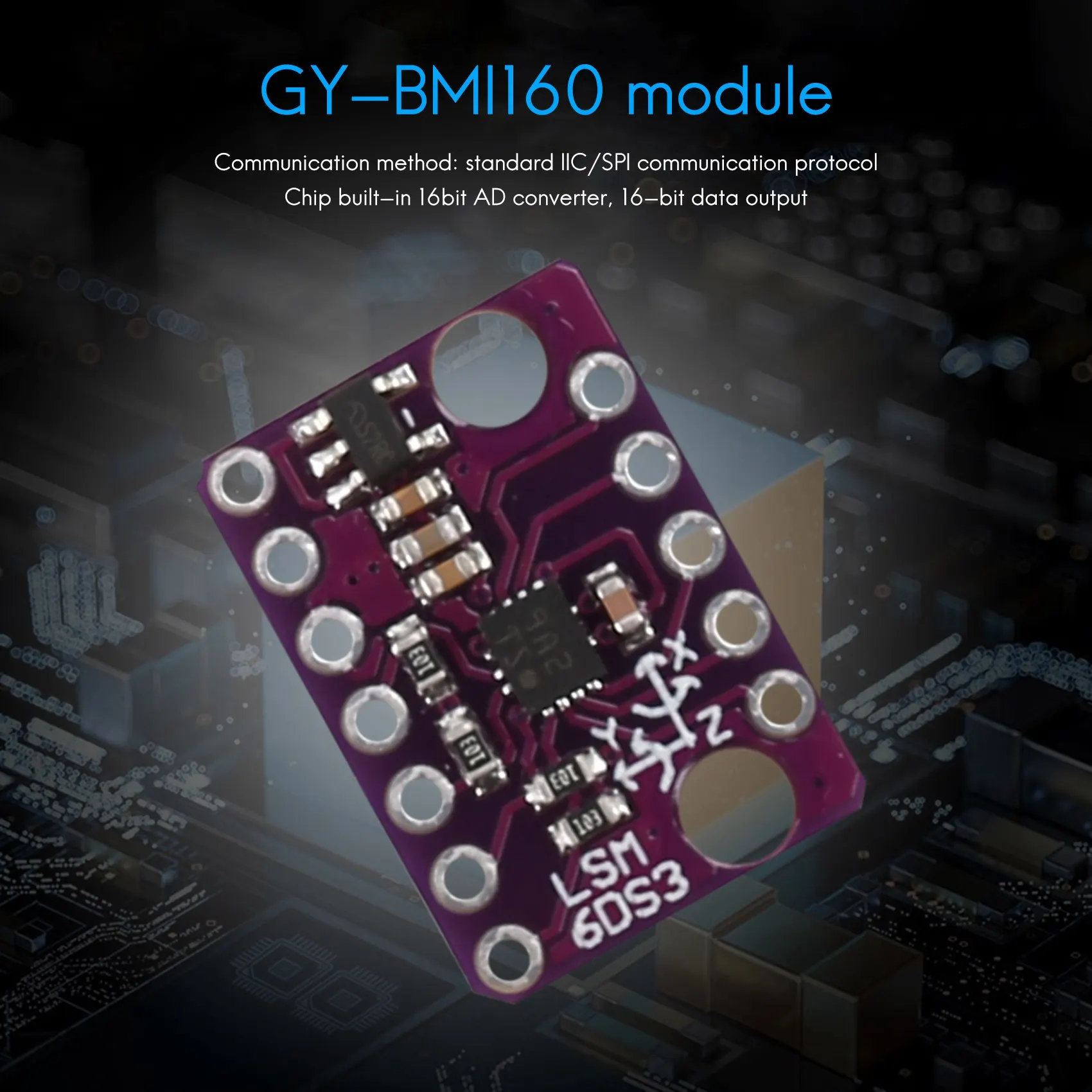 2 ピース/ロット BMI160 最新スタンス加速度計ジャイロスコープモジュール 6 Dof 慣性測定センサー