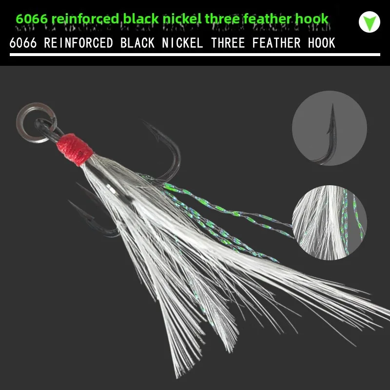 QAJTAO Full Body Luminous Iron Plate Road Bait Sea Fishing Night Fishing with Fish, Double Hooks, Sequins, Lead Fish Fake Bait