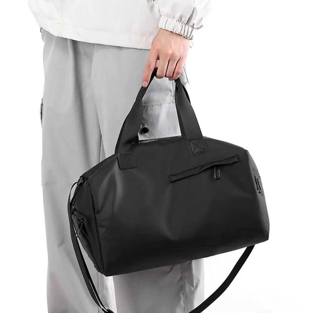 

Solid Color Fitness Training Bag Large Capacity Dry-wet Separation Shoulder Bags Waterproof Crossbody Bag Travel Luggage Bag