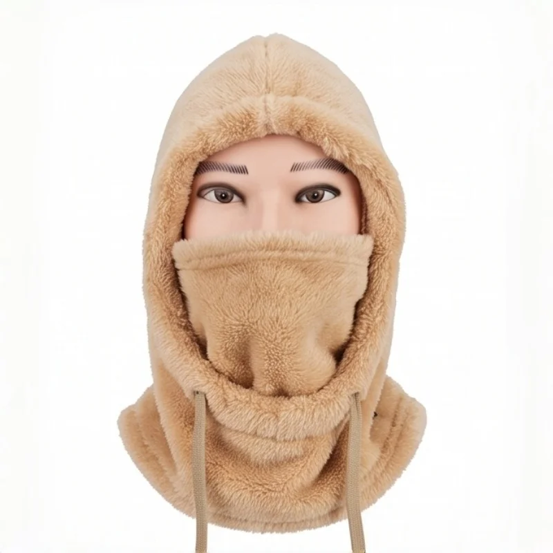 Balaclava Térmica Quente e à Prova de Vento em Fleece Polar, Ajustável para Esqui, Motociclismo e Ciclismo, Cobertura Completa para Rosto e Pescoço, Máscara de Inverno