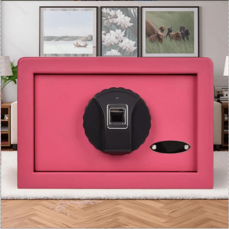 PINK HOME TINNY SWEET BIOMETRIC FINGERPRINT SAFE BOX