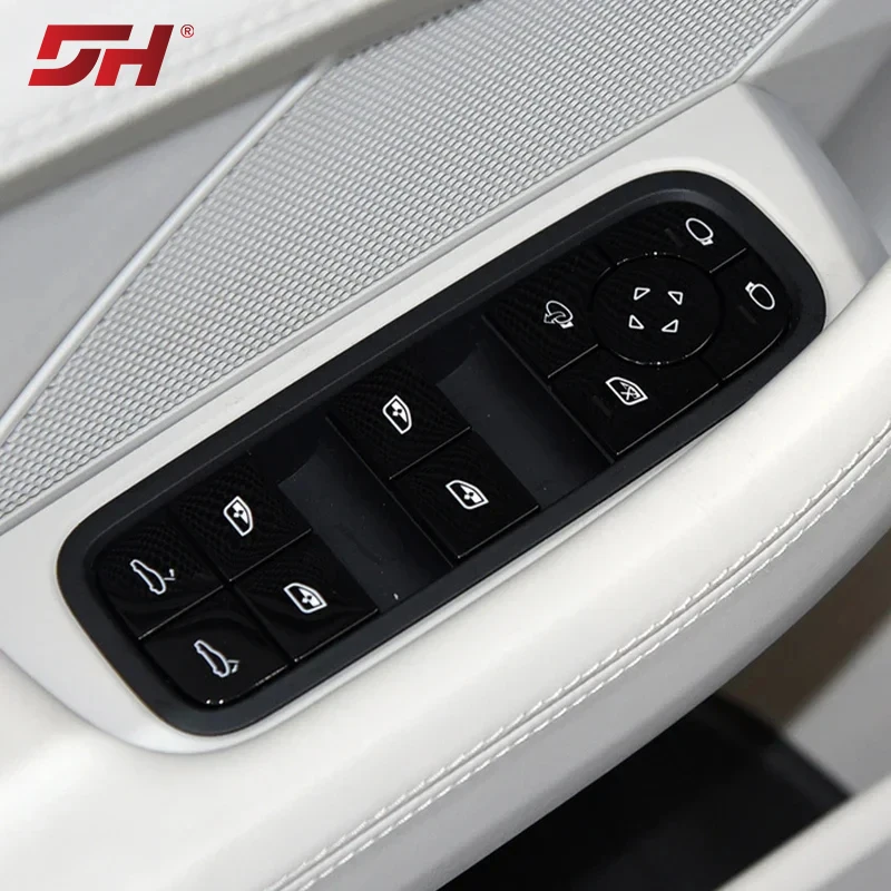 Window Switch Button Car Glass Lift Power Control Button Window Lifter Button for Porsche Cayenne 2018-2025 Panamera 2017-2025 3