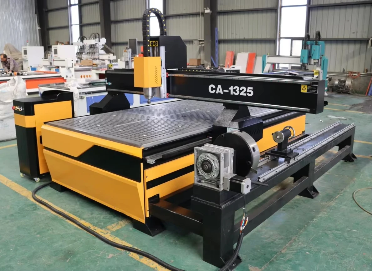 4 Axis CNC Router Metal Cutting Machine 3D Wood Carving CNC Router With CE Certificate view 3