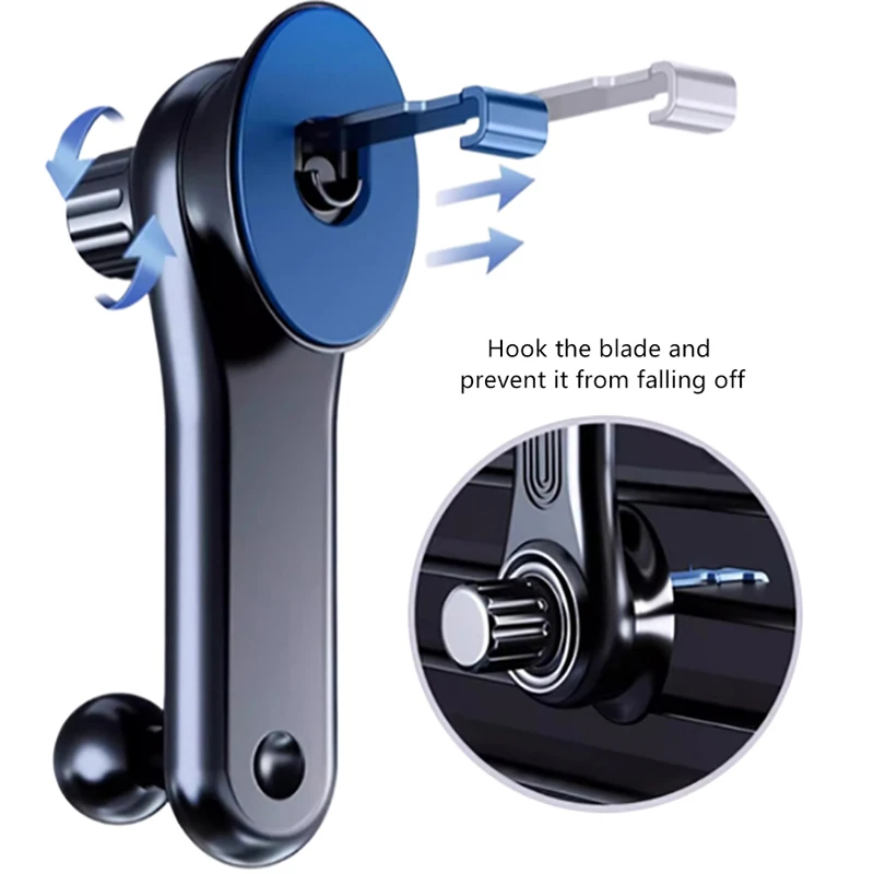 

Super Stable Long - Arm Sucker Mount Car Phone Holder For Dashboard And Air Vent, Compatible With All Mobile Phones