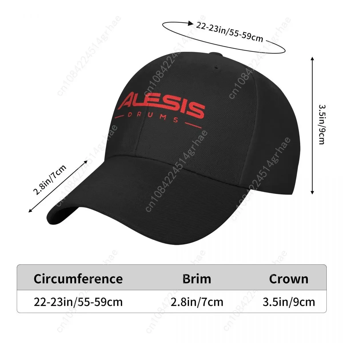 Alesis Drums Logo Trucker Hat Cap Male Cap For Men Men's Baseball Cap