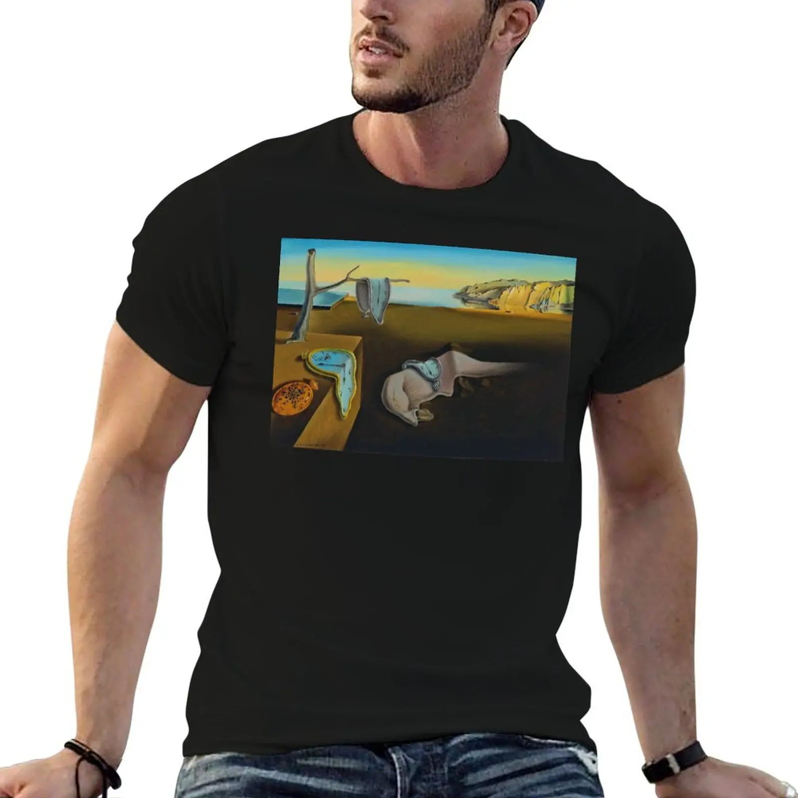 

THE PERSISTENCE OF MEMORY--- SALVADOR DAL T-Shirt printed t shirts for man man t shirt graphic T-Shirt