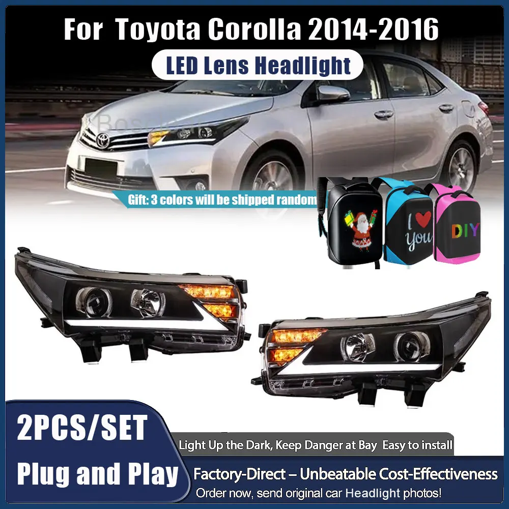 

Комплект из 2 фар для Toyota Camry 2014-2016: Светодиодные фары, тюнинг, аксессуары для авто, Plug and Play