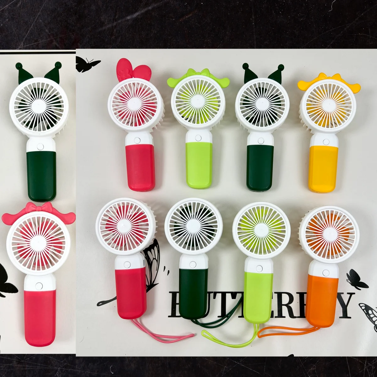 Portable Rechargeable Mini Pocket Fan, Battery-Operated Cute Pet Design Handheld Fan Gift