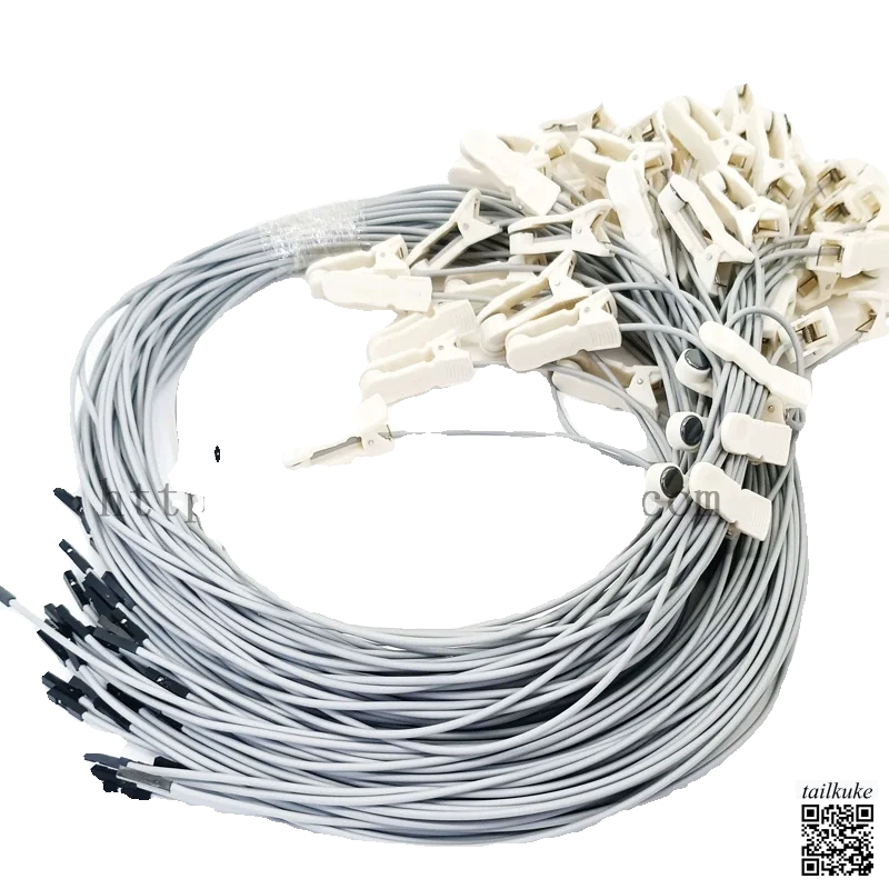 

Специальный экранирующий провод для ушного зажима EEG Система сбора данных BCI EEG с компьютерным интерфейсом мозга серебряного хлорида