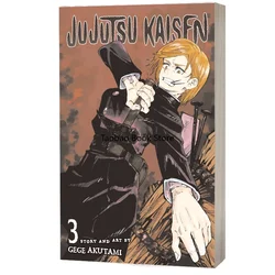 Libro de Manga de Jujutsu Kaisen, libro de cómics de Japón para jóvenes adolescentes, ciencia de fantasía, Suspense misteriosa, inglés, 3 volúmenes