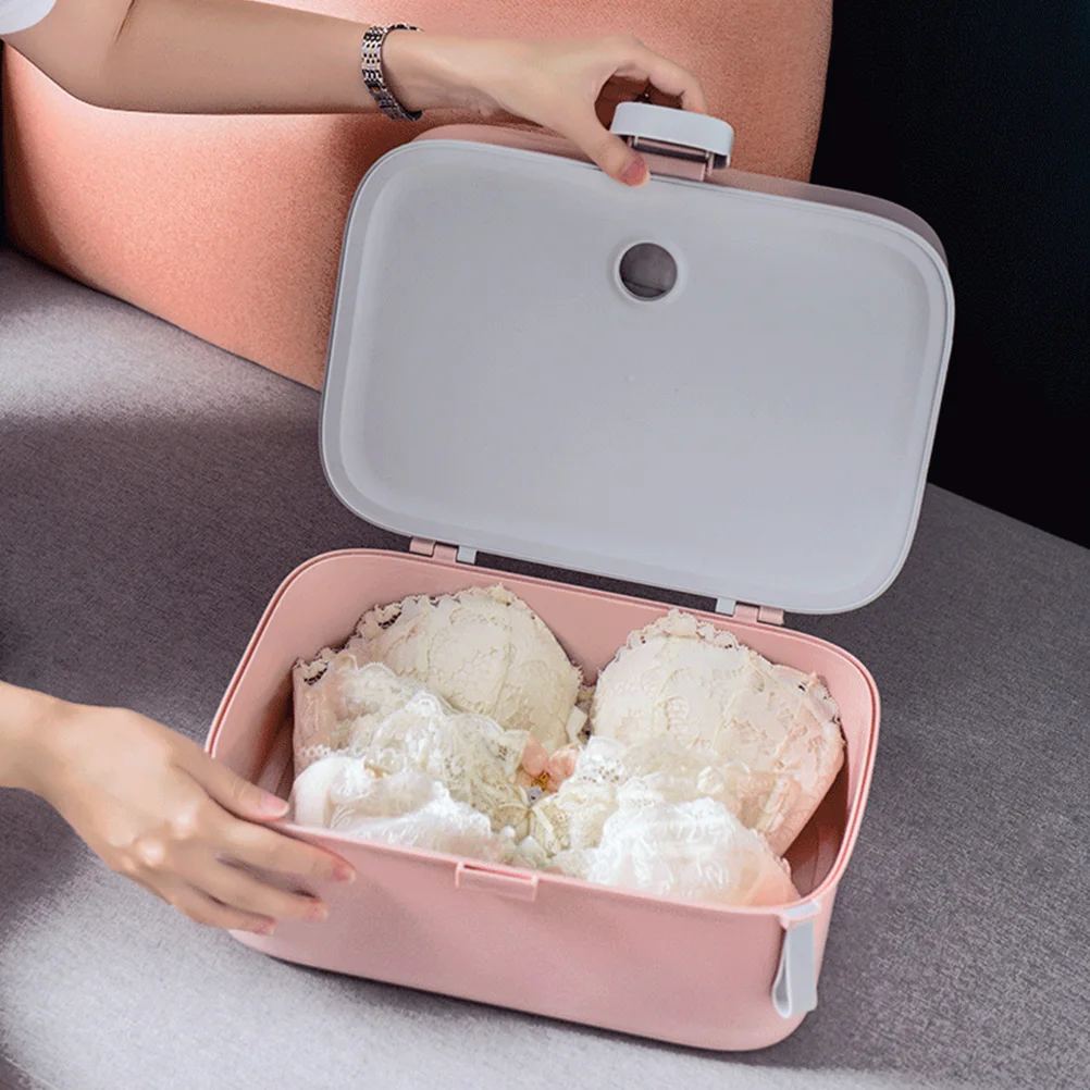 

Plastic Foldable Underwear Organizer Storage Box Multifunctional Portable Storage Case for Home Travel